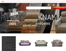 Tablet Screenshot of knam.lv